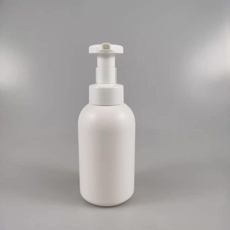 Foam Plastic Bottle 500ml HDPE Empty Customized Foaming Hand Wash Soap Mousse Foam Maker Dispenser Bottle with Pump