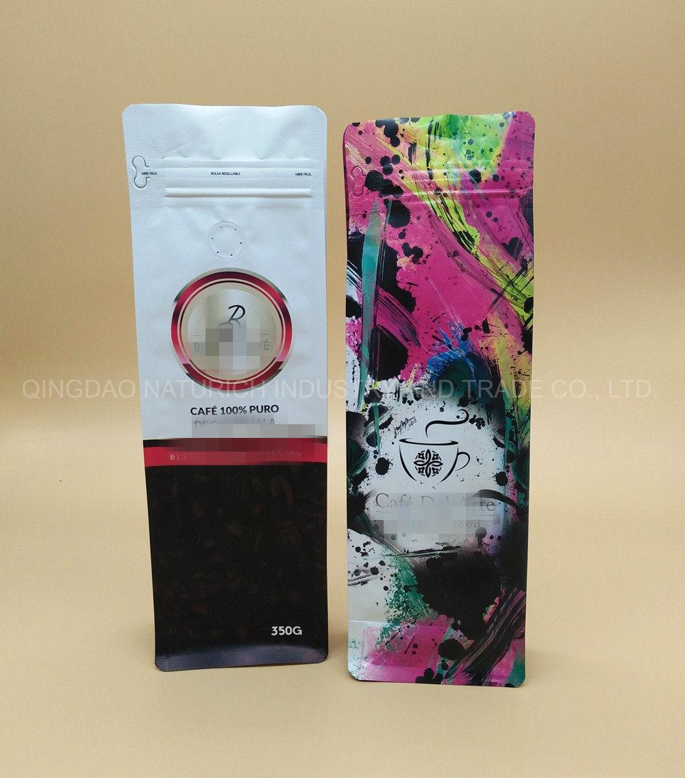 340g Coffee Packaging Bag with Zipper and Valve Mylar Bags