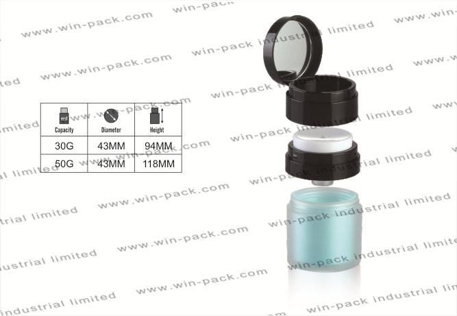 15g 30g Free Sample Factory Price Cosmetic Cream Airless Jar with Mirror