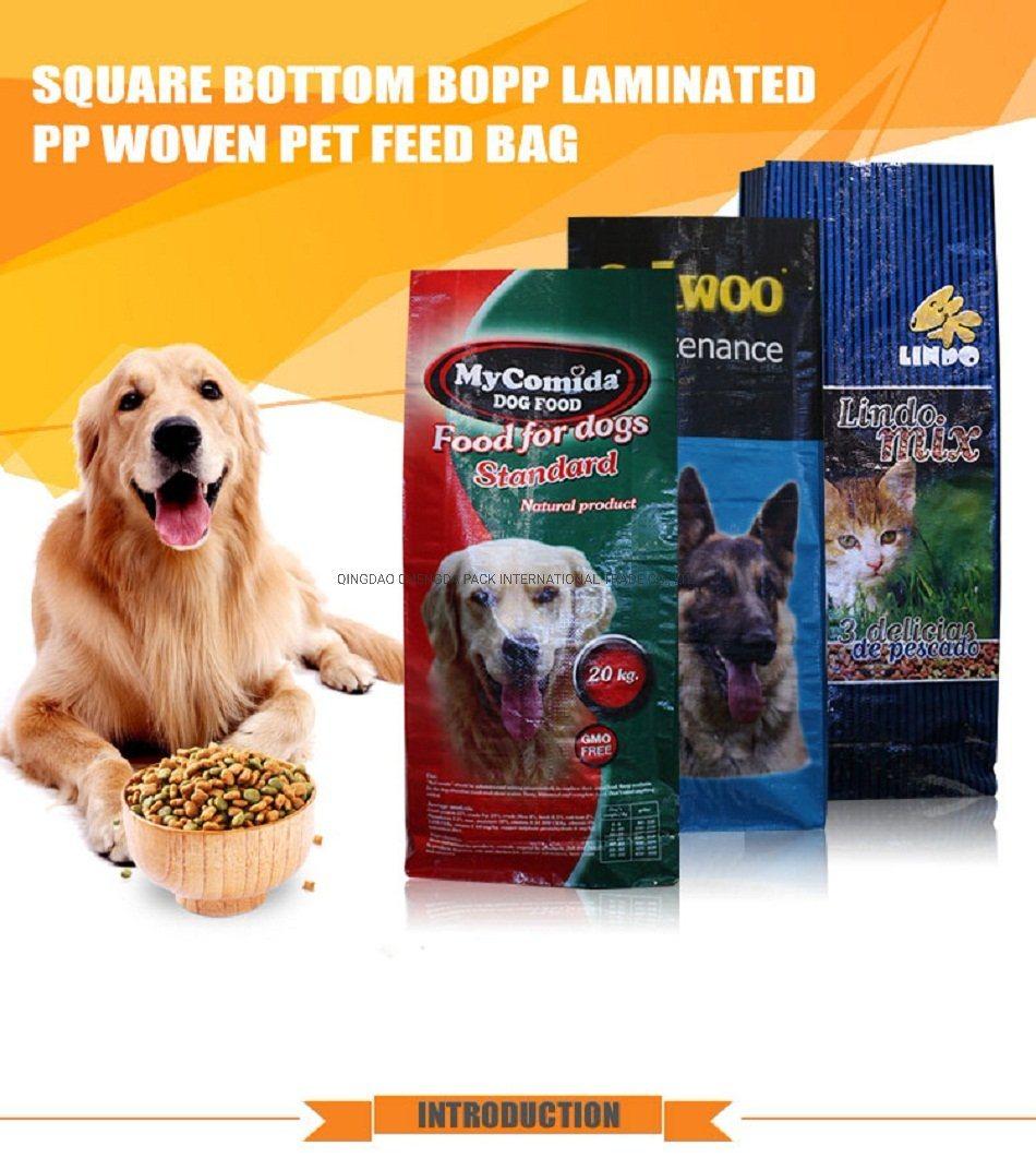25kg Plastic Bags Animal Feed BOPP Woven Bag PP Woven Bags