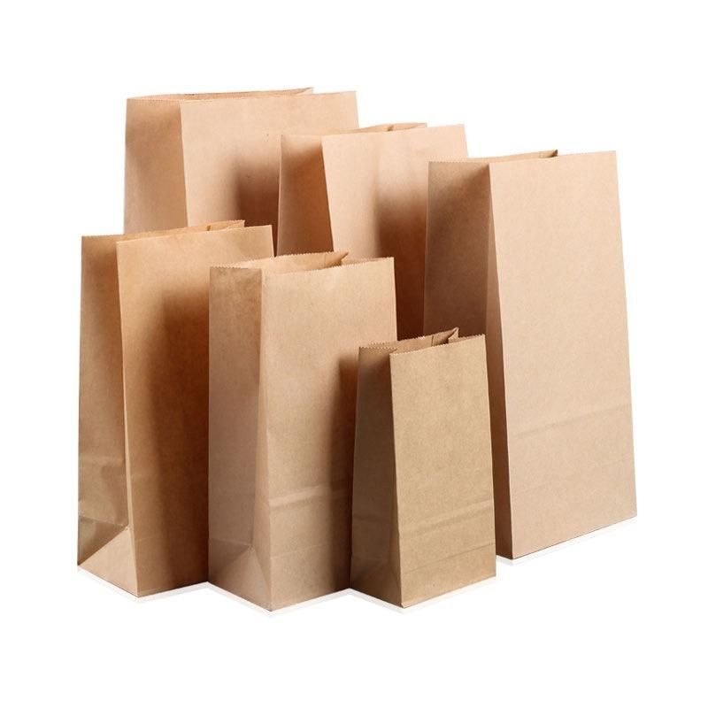 Free Sample Cheap Price Kraft Paper Packing Bag Food Packaging Bag