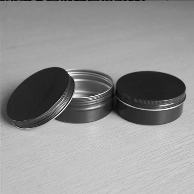 Custom Lip Balm Empty Eye Shadow Metal Tins Container Aluminum Cream Cosmetic Jar with Aluminum Lid