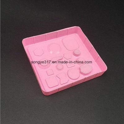 Pink Cosmetics Blister Tray Packing