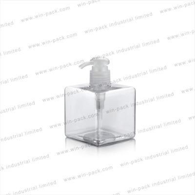 250ml 450ml Custom Square Shampoo Packing Plastic Bottle for Factory Price High Quality