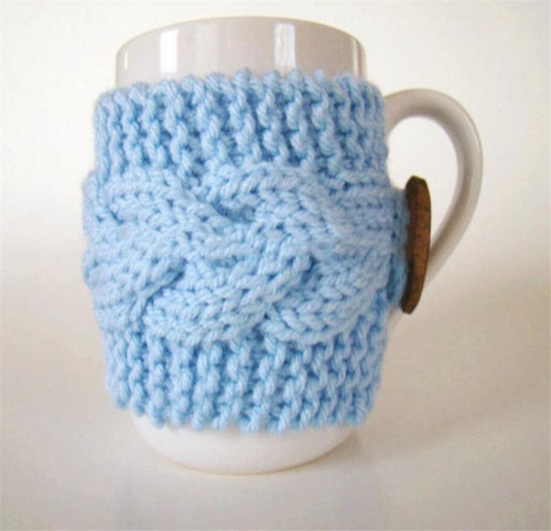 Knitting Anti-Ironing Ice-Proof Coffee Cup Cover