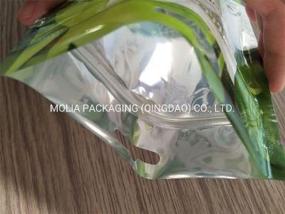 Moisture-Proof Custom Printed Aluminum Foil Stand up Zipper Bag Self Sealing Bag