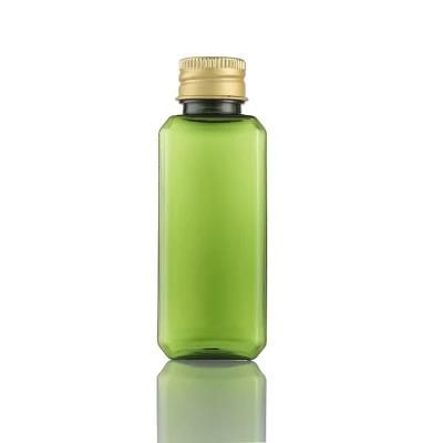 2oz. Plastic Mini Transparent Square Bottle (ZY01-C001)