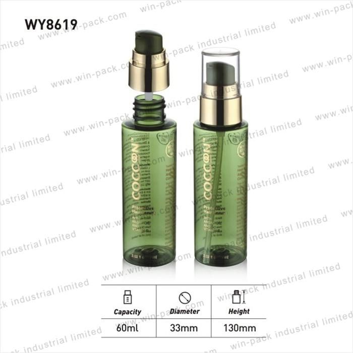 Winpack China Supply Green Plastic Foam Cosmetic Bottle Liquid Shampoo