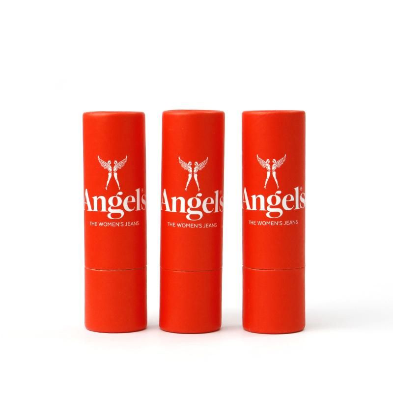 Pink Red Lipstick Small Fsc Paper Packaging Tube