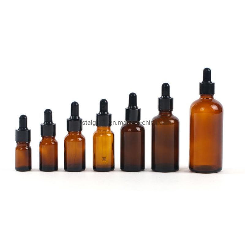 30ml 50ml 100ml Essential Oil Bottle with Sprayer and Dropper