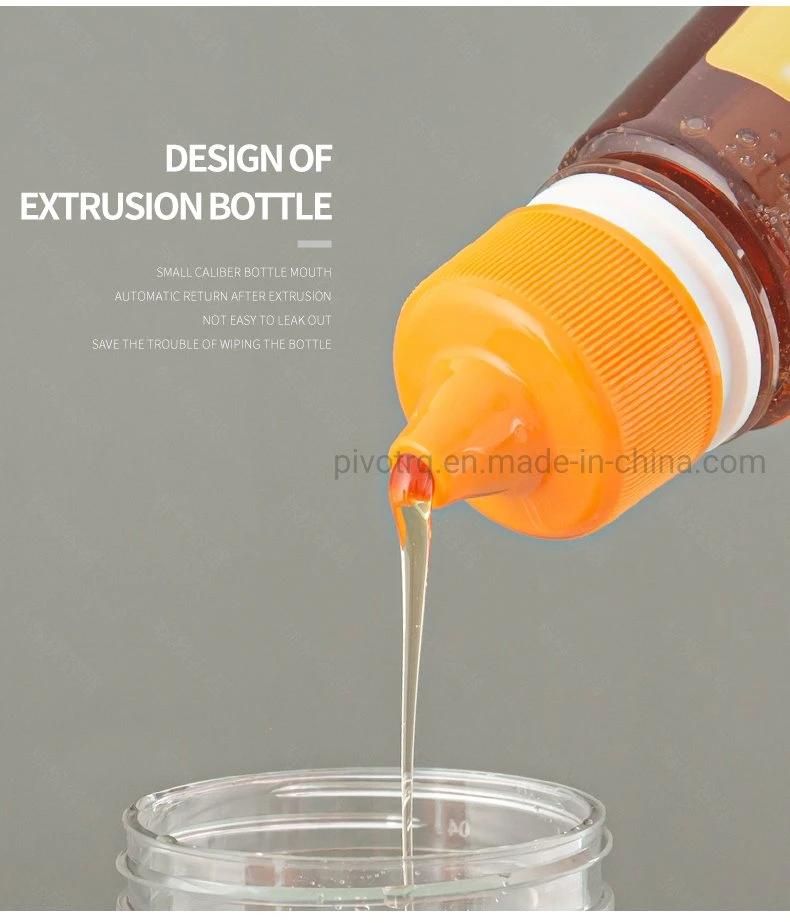 250g 500g Plastic Honey Bottle with PP Caps for Honey Packaging