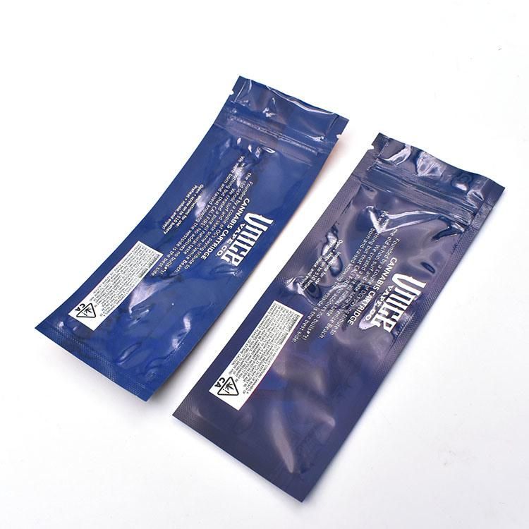 Newest 1 Gram Ziplock Exotic Carts Holographic Vape Cartridge Small Vaporizer Disposable Bag Packaging