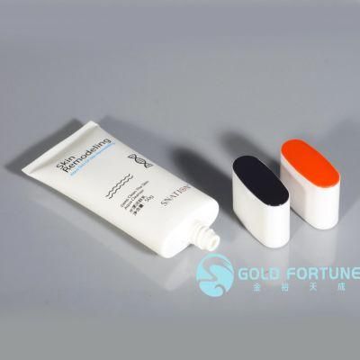 Free Sample Luxury Beautiful Cosmetic Package Plastic White Soft Tube