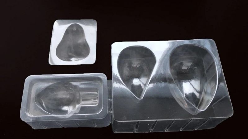 Customized Clear Beauty Packaging Plastic Cosmetic Box with Blister Inner Tray