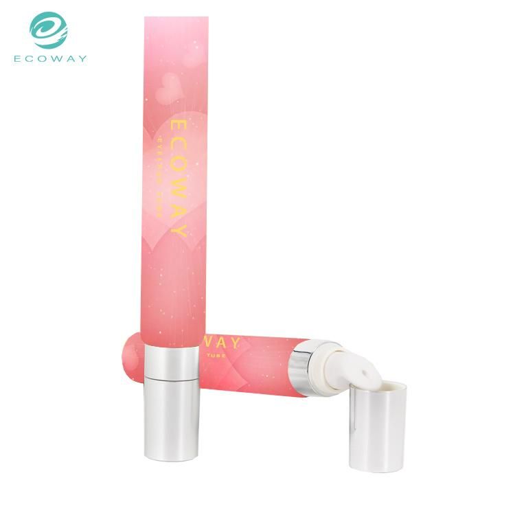 20ml Silver-Plated Shoulder Sleeve Pink Eye Cream Tube