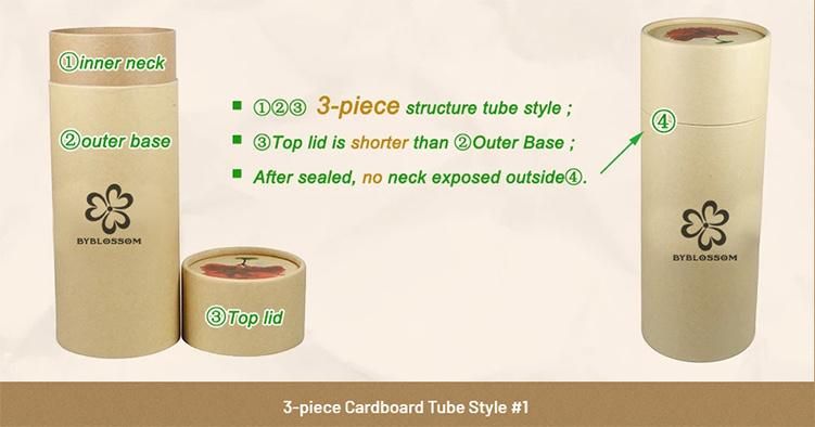 Custom Cartridge Vape Cardboard Wrapper Cylinder Tube