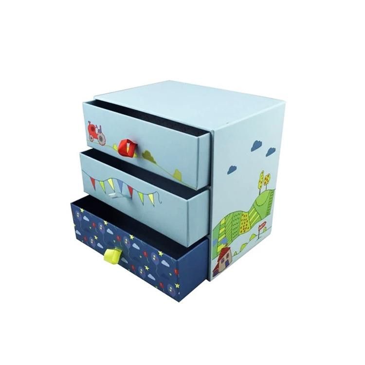 Three Layer Drawer Storage Box for Children