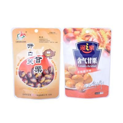 Gravure Printing Reusable Standup Food Paper Chestnut Packing Manufacturer From China