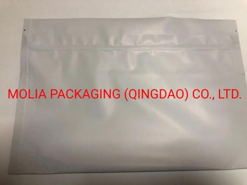 High Quality Double Zipper Biodegradable Stand up Smell-Child Proof Bag Tobacco Packaging Bag