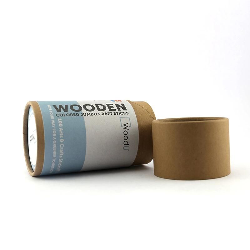 Professional Manufacturer Fsc Cardboard Kraft Paper Printed Gift Tube Box