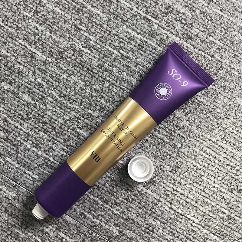 Face Cream Cosmetic Plastic Tube Cosmetic Packaging with Flip Cover