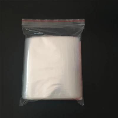 Food Grade LDPE Red Line Poly Grip Seal Bags