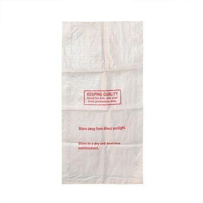 High Quality Woven Polypropylene Sacks for 50kg Cement Wheat Fertilizer