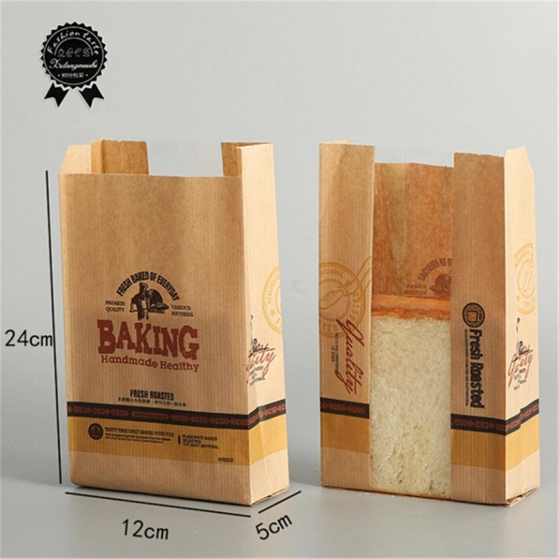 Food Bread Packaging Greaseproof Burger Paper Bag