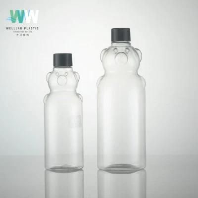 250ml Plastic Pet Bear Shaped Bottle with Lotion Pump