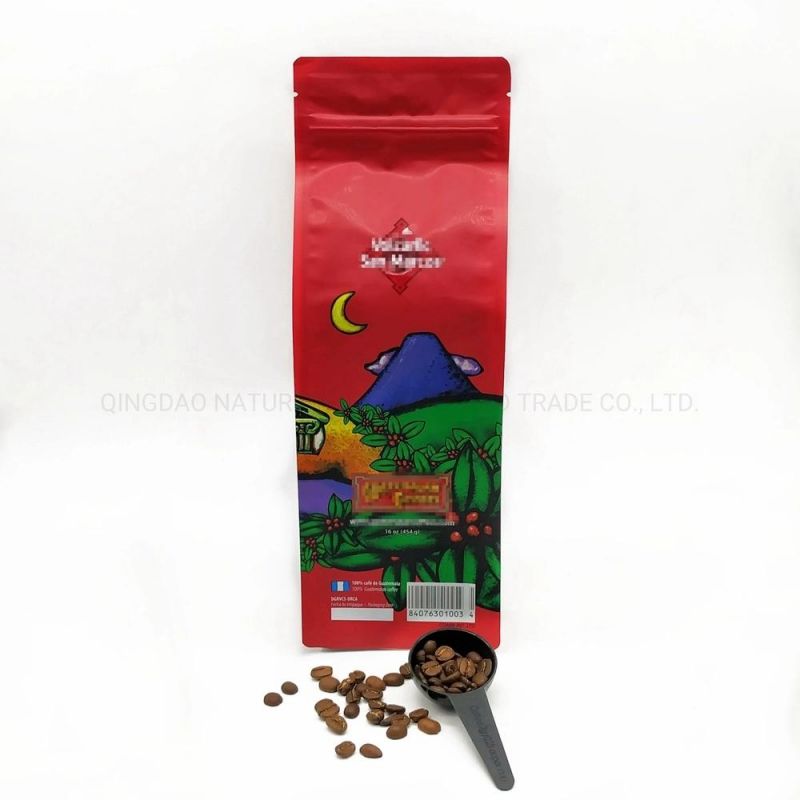 454G Four Side Seal Coffee Bag Food Packaging Bag