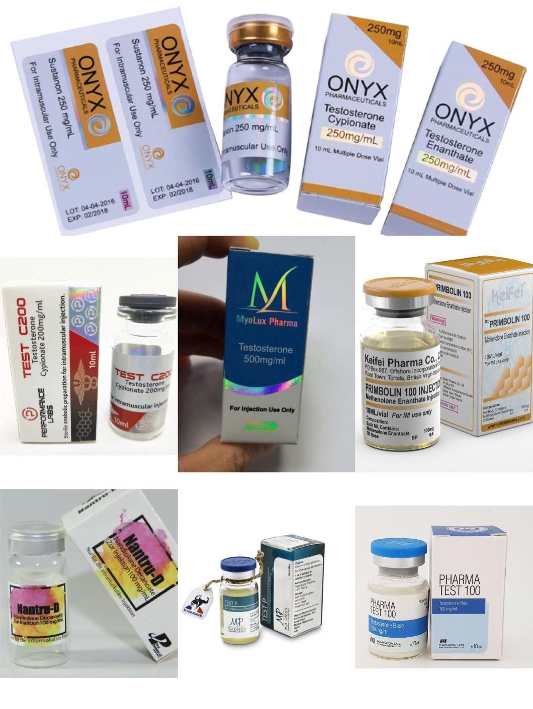 Medicine Pharmaceutical Packaging 10ml Steroid Vial Labels and Boxes