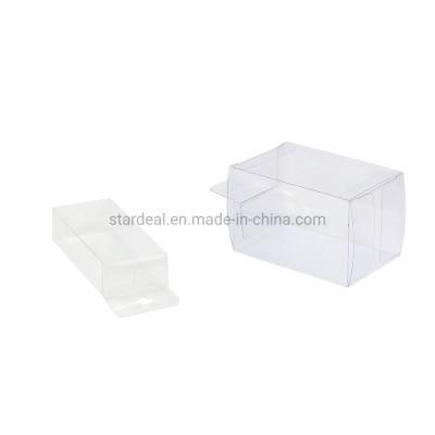Custom Folding Plastic Clear PVC Packaging Box with Hanger