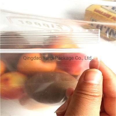 Factory Wholesale Transparent Clear Big Volume Ziplock Bag &prime; 1 &prime; Liter