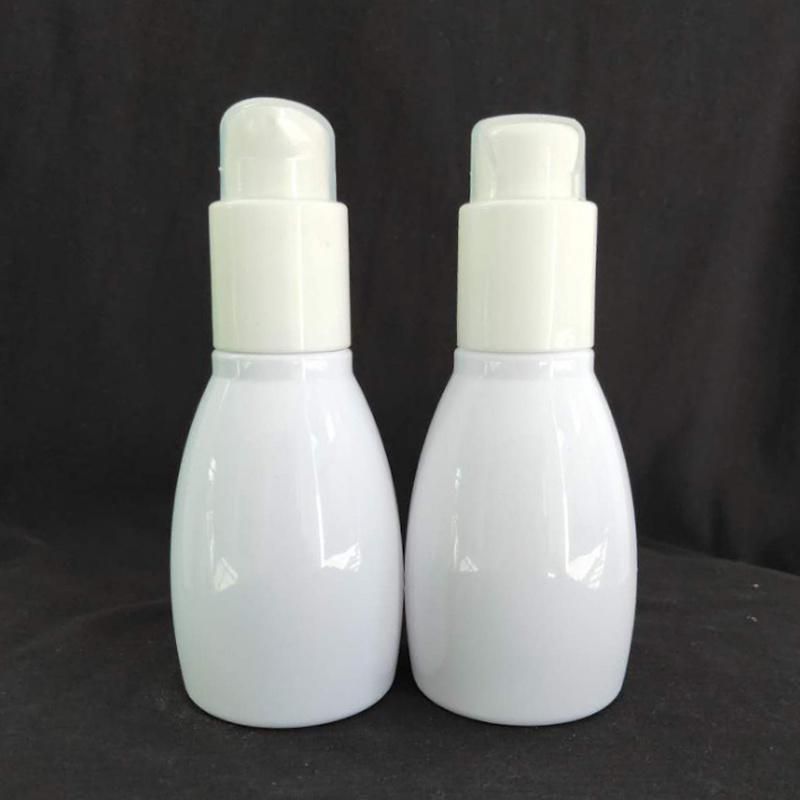 Classic 120ml White Emulsion Lotion Pump Bottle Beauty Packaging Body Cream Lotion Bottle