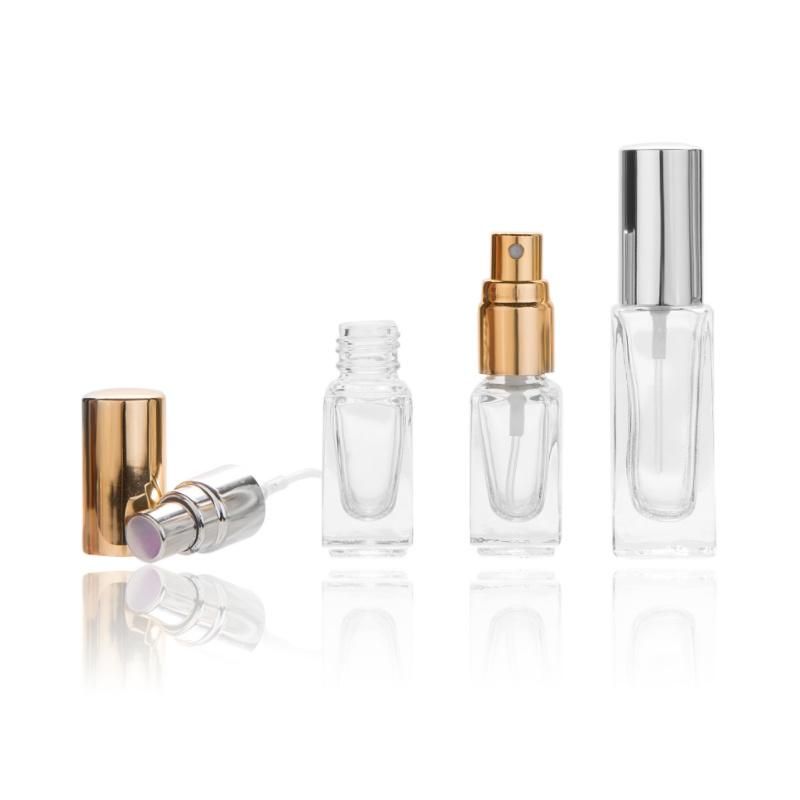 High Quality in Stock Clear Frosted Portable Spray Automizer Mini Perfume Bottle Set Glass Perfume Bottle Fragrance Bottle