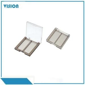 Unique Simple Two Color Box Plastic Shadow Cosmetic Packaging