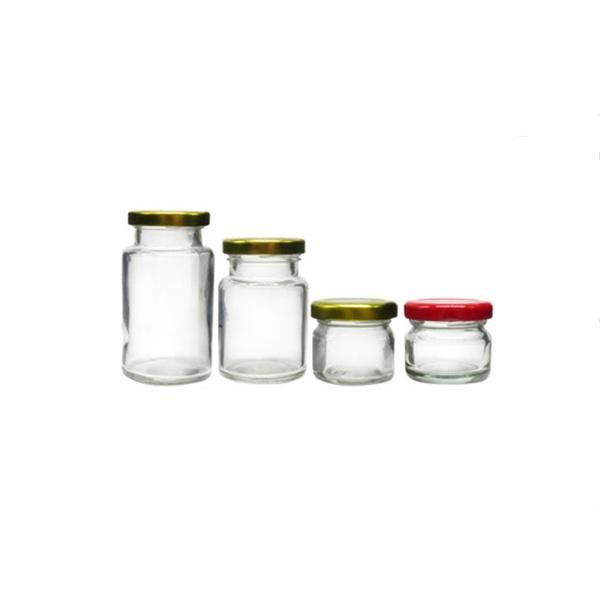 Small Mini 50ml 250ml Food Storage Jam Honey Glass Container with Screw Lid