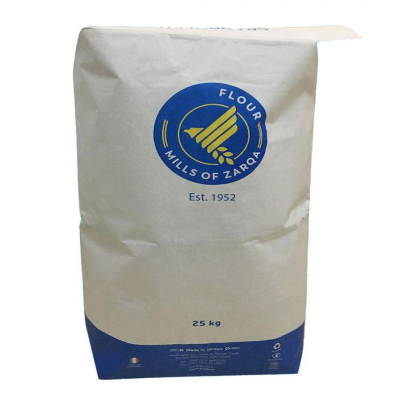 Kraft Paper Bag Corn Wheat Teff Flour Packing Bag for Powder Packaging