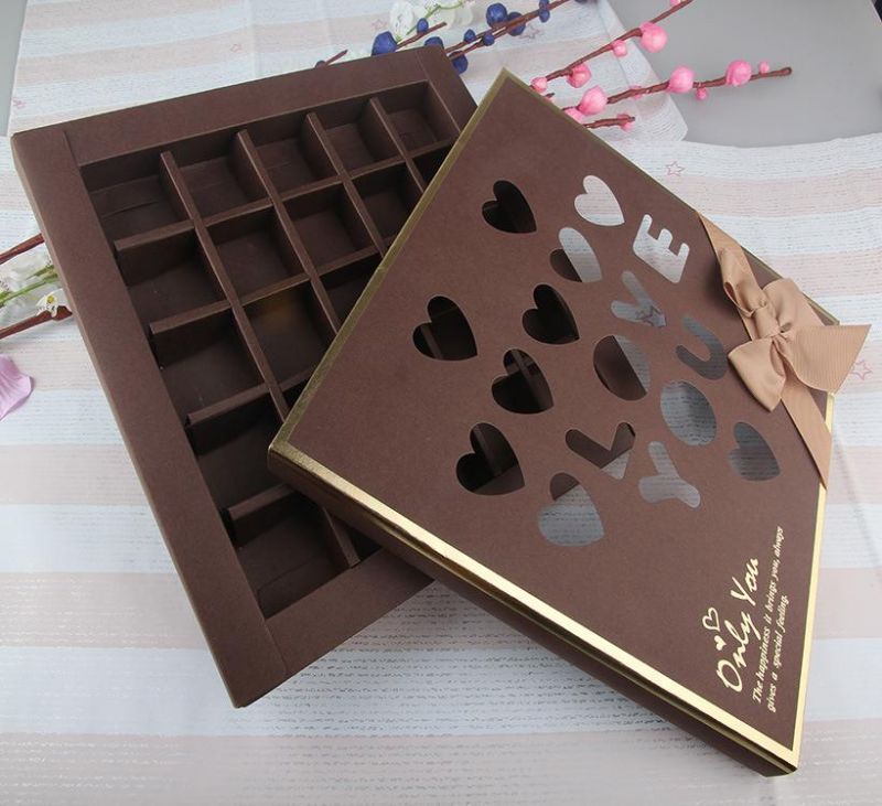 2020 New Fancy Customized Chocolate Sweet Gift Packing Packaging Box Cardband Gift Box