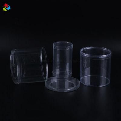 Toy Gift Cylinder Transparent Round Plastic Box