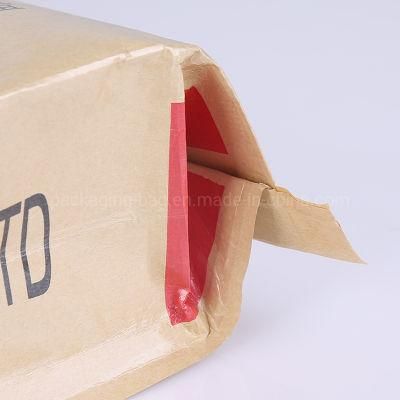 Cement Recycled Washable Kraft Paper Printed Paper-Plastic Compound Bag