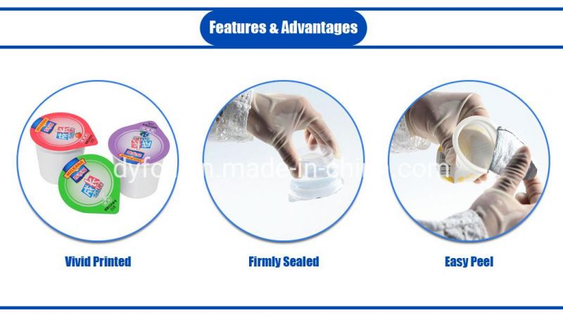 PP Film Laminated Used for Yogurt Cup Sealing Lids