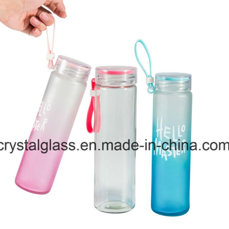 150 300 400 500ml Empty Clear Round Drinking Water Glass Bottle with Cap Supplier