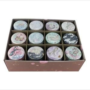 Foreign Trade Small Zebra Star Wind Design Jewelry Tea Tinplate Box Gift Packaging Tin Box