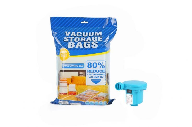 Travel Vacuum Storage Bags for Clothes and Blanket