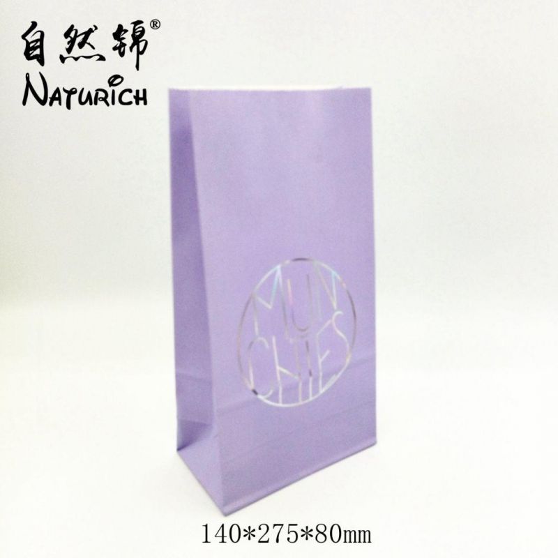 Square Bottom Paper Bag Bread Packing Bag Food Packaging Bag