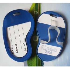 Lovely Shoe Shape Customized Printing PVC Luggage Tag