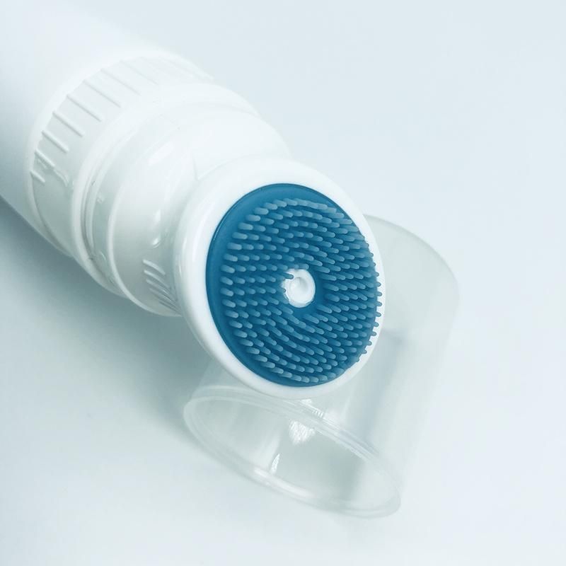 Good Price Cosmetic Skincare Cleaning Tube with Soft Silicone Brush