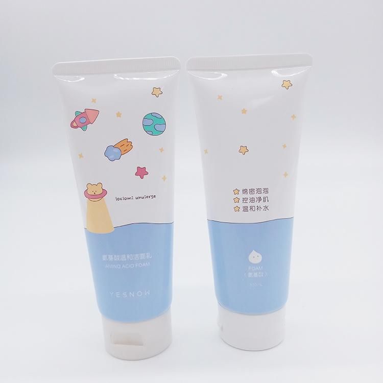 Packaging with Flip Cover for Shower Gel Shampoo Soft Tube