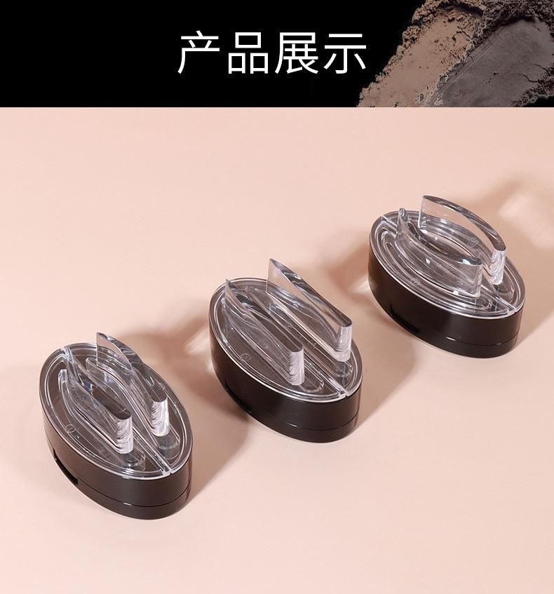 Seal The Eyebrow Powder New Style Black Color Square Air Cushion Case Compact Powder Case Square Bb Foundation Case with Mirror Have Stock